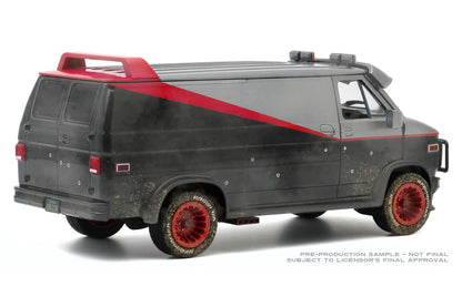 1:24 - The A-Team / 1983 GMC Vandura (Weathered version with bullet holes)
