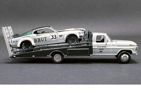 DDA 51342 Ford F-350 Ramp Truck & 1969 Allan Moffat U100 Brut Ford Mustang 1:64