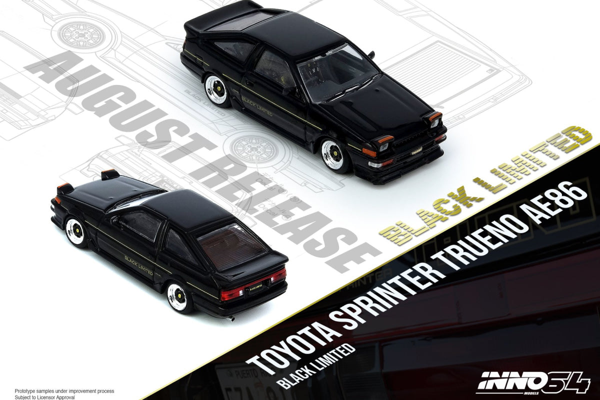 Toyota Sprinter Trueno AE86 - Black Limited
