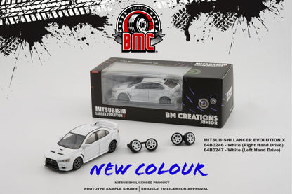 Mitsubishi Lancer EVO X with lots of extra parts (White)