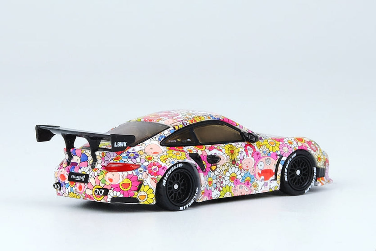 Porsche 911 997 LBWK Kaikai Kiki Takashi Murakami Sunflower with Special Packaging Box
