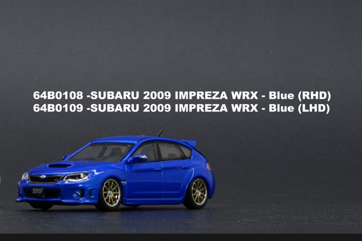 Subaru 2009 impreza WRX (Blue)