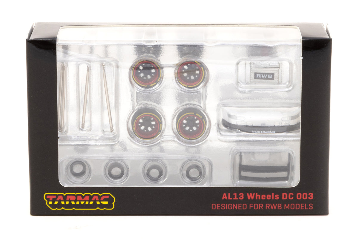 1:64 AL13 Wheels DC 003 (Red / Black)