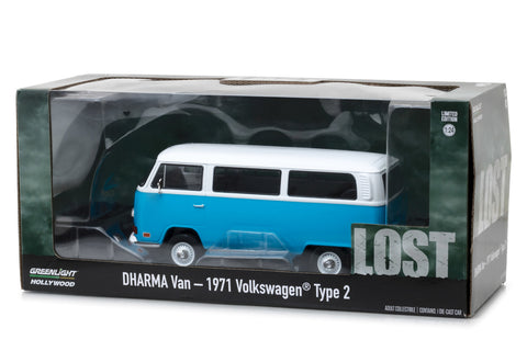 1:24 - Lost / 1971 Volkswagen Type 2 (T2B) Dharma Van – Modelmatic