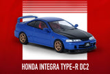 Honda Integra Type-R DC2 with extra wheels and decals (Blue)
