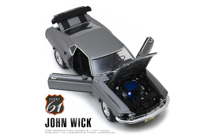 1:18 - John Wick / 1969 Ford Mustang BOSS 429 (Highway 61)
