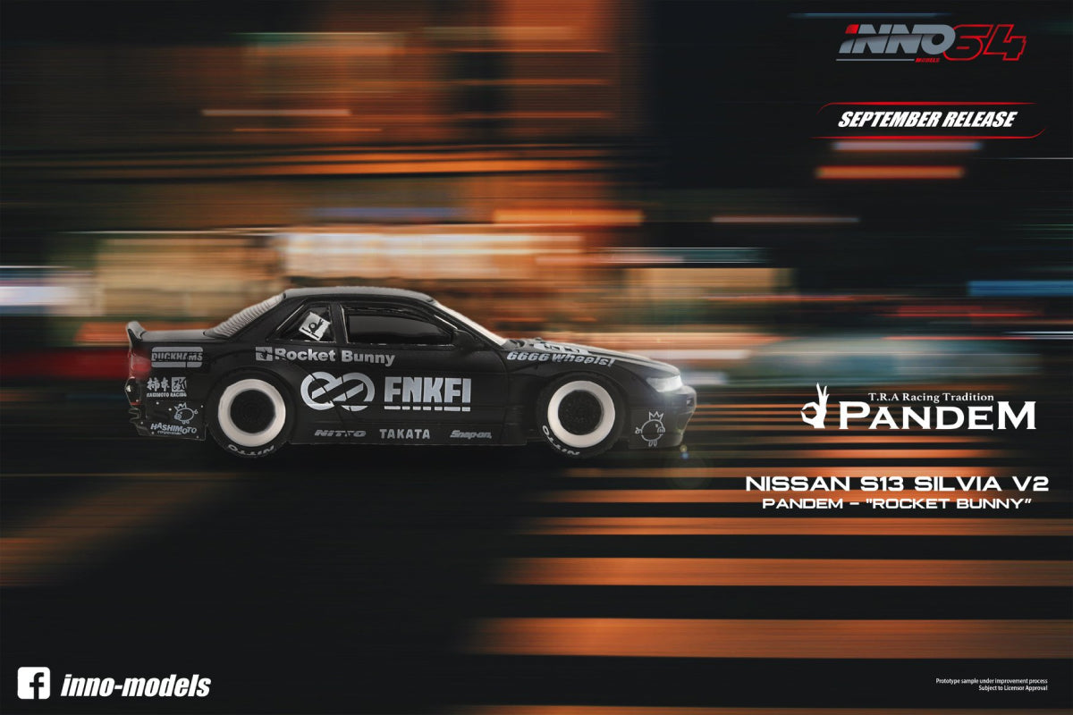 Nissan Silvia S13 - "Rocket Bunny" V2 Matte Black