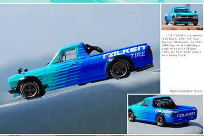 Nissan Sunny "Hakotora" Falken Tyres Pick Up Truck with extra wheels
