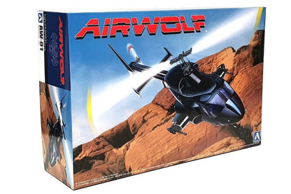 1:48 - Airwolf AW-01 Attack Chopper Bell 222 Model Kit