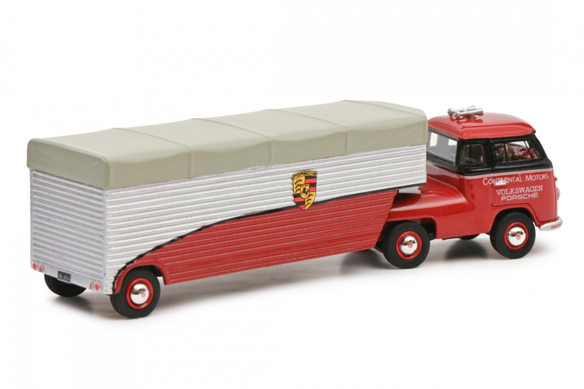 1:64 - Volkswagen T1 Continental Motors (Red & Black)