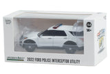Hot Pursuit 2022 Ford Police Interceptor Utility with light and push bar (White)