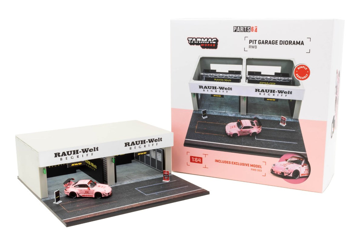 Tarmac Works - 1/64 RWB Pit Garage Diorama – Modelmatic