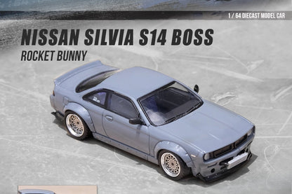 Nissan Silvia S14 Rocket Bunny Boss Aero (Grey)