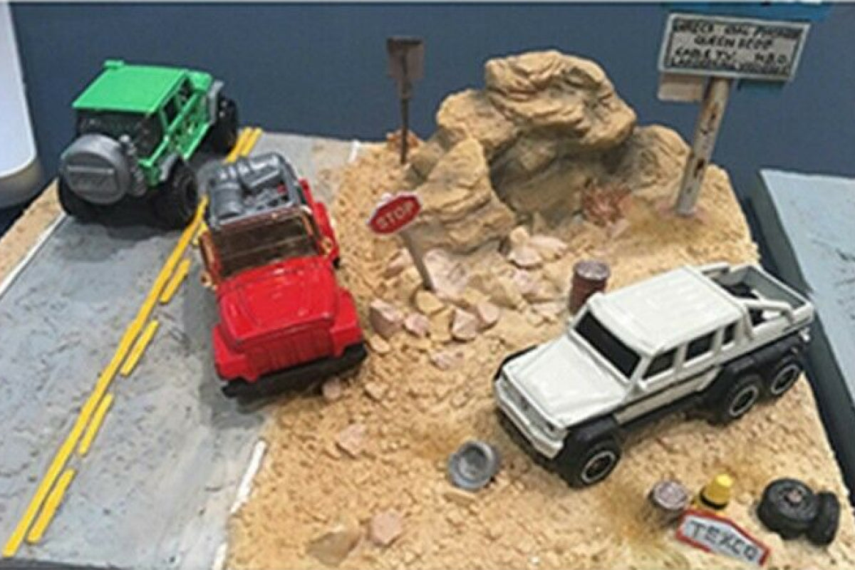 1:64 American Diorama "Forgotten 66" Route 66 Diorama (AD-38432)