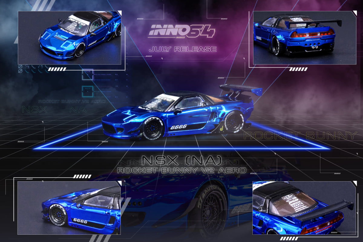 NSX (NA) Rocket Bunny V2 Aero (Chrome Blue)
