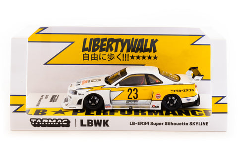 1:43 - LB-ER34 Super Silhouette Skyline (White)