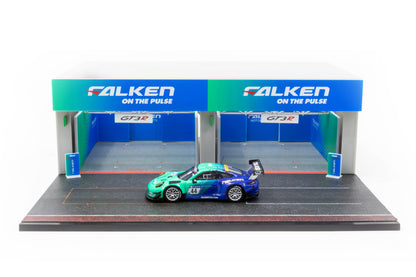 Tarmac Works - 1/64 Falken Pit Garage Diorama
