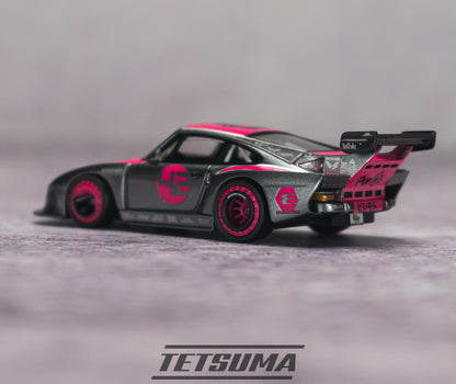 Bisimoto Engineering 935 K3V EVMOTO (Metallic Grey with Pink Livery)