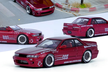 Nissan Silvia S13 (V1) "Pandem / Rocket Bunny" - Metallic Red