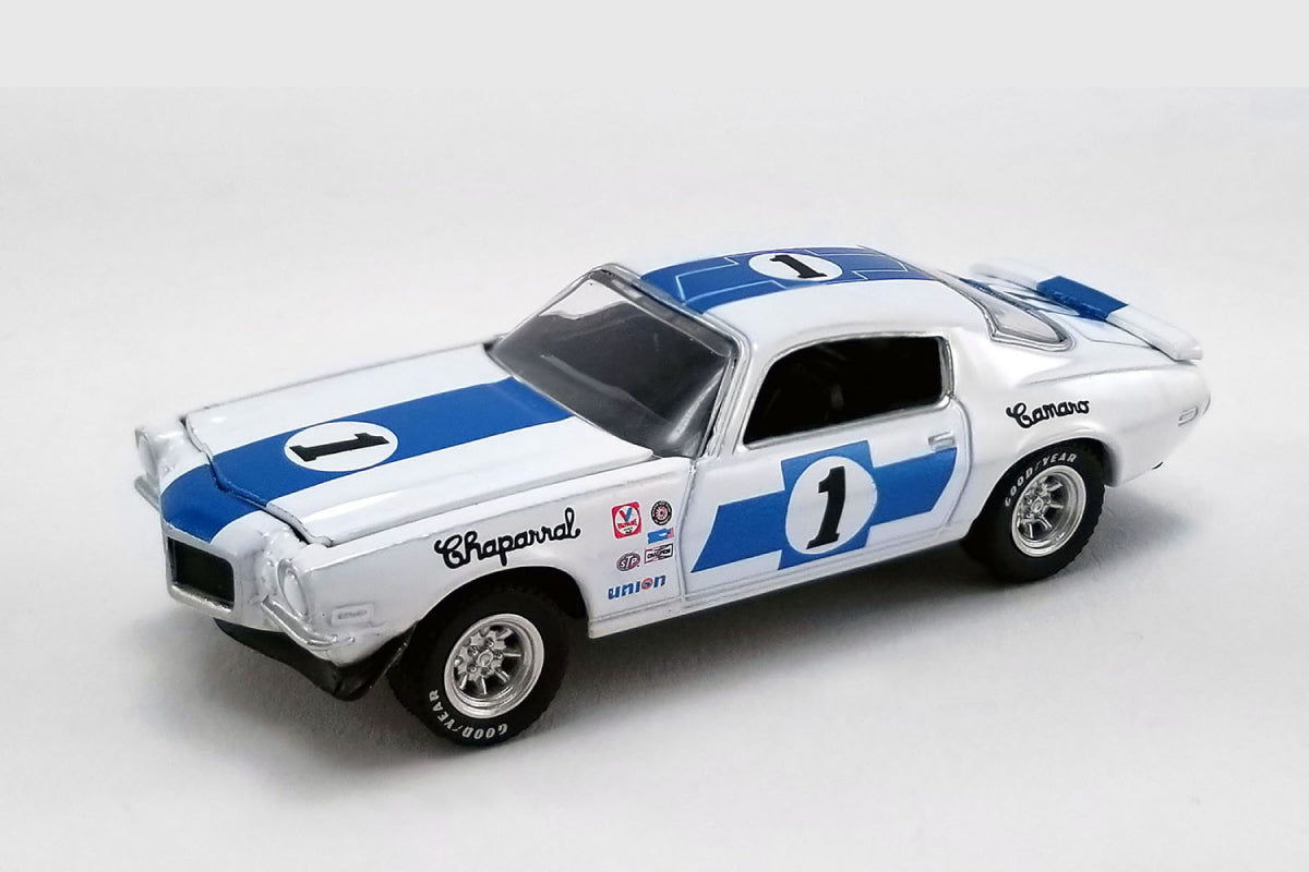 1967 Chevrolet C-30 Ramp Truck with #1 1970 Chevrolet Trans Am Camaro (Chaparral)