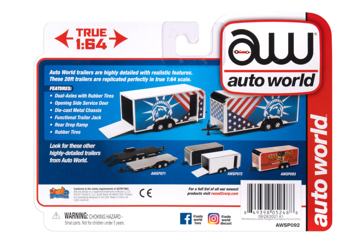 Enclosed Trailer (Patriotic Theme)