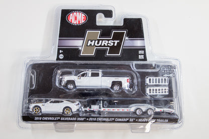 2018 Chevrolet Silverado 3500 / 2018 Chevrolet Camaro SS / Heavy Duty Trailer (Hurst)