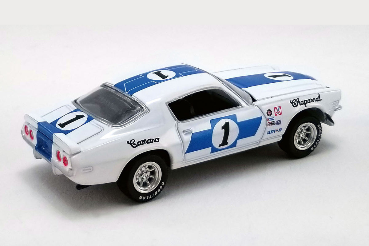 1967 Chevrolet C-30 Ramp Truck with #1 1970 Chevrolet Trans Am Camaro (Chaparral)