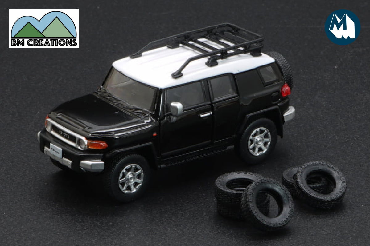 Toyota FJ Cruiser with extra wheels (Black)
