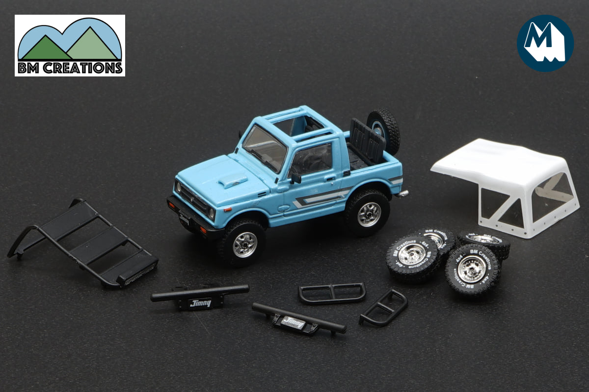 Suzuki Jimny SJ11 with accessories (Light Blue)