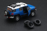 Toyota FJ Cruiser with extra wheels (Blue)
