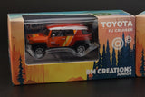 Toyota FJ Cruiser with stickers and accessories (Orange)
