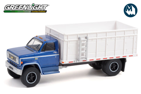 1980 Chevrolet C-70 Grain Truck (Blue Poly Cab with White Bed)
