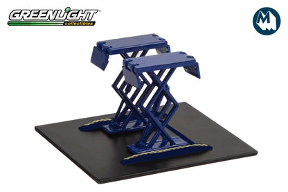 Blue Automotive Double Scissor Lifts (Series 1)
