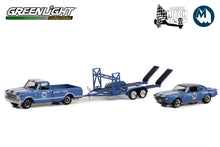 1968 Chevrolet C-10 and 1967 Chevrolet Trans Am Camaro - Dana Chevrolet #56 on Tandem Car Trailer