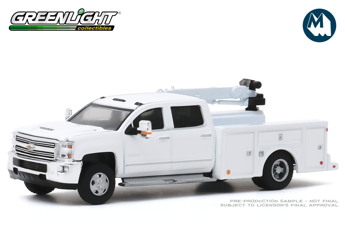 2016 Chevrolet Silverado 3500 Dually Crane Truck - White