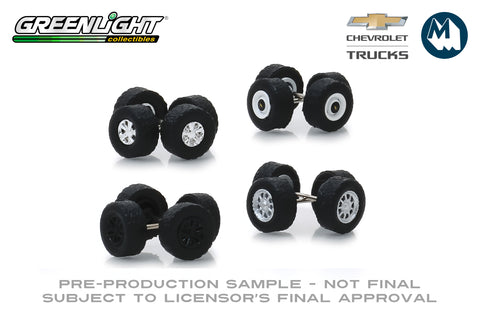 1:64 Scale Wheels GreenLight 1:64 Scale Wheel & Tire Accessory Pack For Dually Pickup Trucks - New In Package Hot Wheels 1:64 Scale Diecast Pickup Trucks - Foto 10