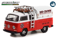 1969 Volkswagen Type 2 Double Cab Pickup with Roof Rack and Canopy - Red Crown Gasoline