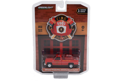 1986 Chevrolet C20 Custom Deluxe - Lawrenceburg, Indiana Fire Department First Attack Unit with Fire Equipment, Hose and Tank