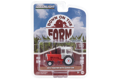 1973 Tractor with Closed Cab - Red and White