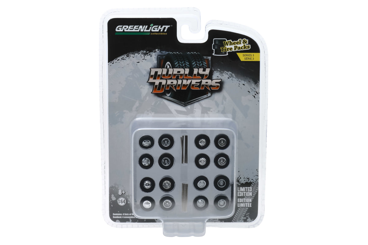 Greenlight Dually Drivers Wheel & Tyre Pack