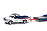 1992 Ford F-150 and 1992 Ford Bronco BFGoodrich Rough Riders on Flatbed Trailer
