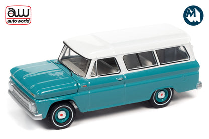 1965 Chevrolet Suburban (Light Green with White Roof)