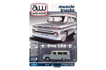 1966 Chevrolet Suburban (Gray Body w/White Roof)
