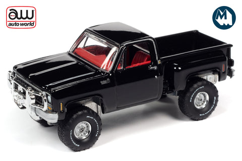 1980 Chevrolet Custom Deluxe 10 Step Side Truck (Gloss Black & Front Push Bar)
