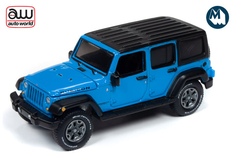 2018 Jeep Wrangler (Chief Blue with Flat Black)