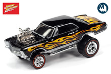 1965 Buick Riviera - Gloss black with yellow flames