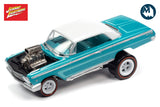 1962 Chevrolet Impala Coupe / Zingers (Metallic Teal with Pearl White)