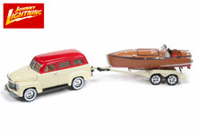 1950 Chevrolet Suburban with Vintage Speedster Wood Boat