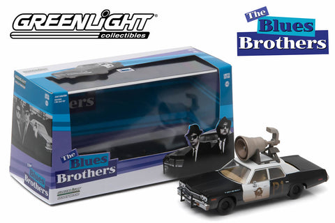 1:43 - Blues Brothers / Dodge Monaco "Bluesmobile" with Horn on Roof