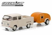 1968 Volkswagen T2 Type 2 Double Cab Pick-Up with Tear Drop Trailer